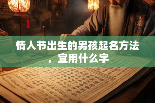 情人节出生的男孩起名方法，宜用什么字