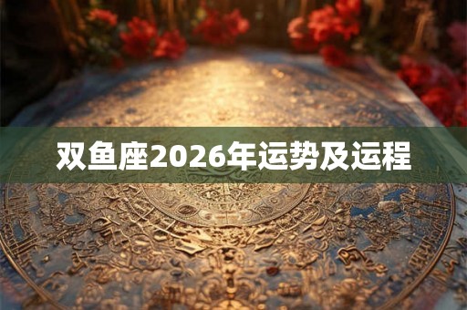 双鱼座2026年运势及运程 双鱼座2026年运势及运程