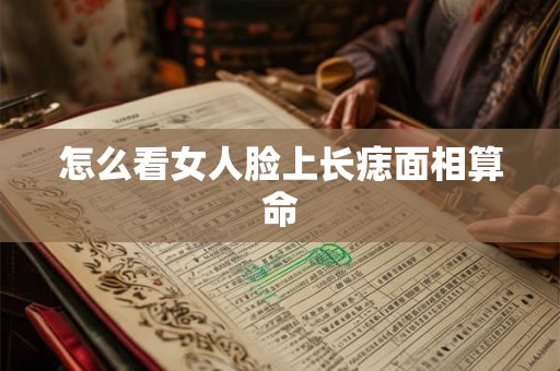 怎么看女人脸上长痣面相算命 怎么看女人脸上长痣面相算命