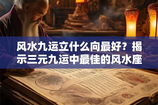 风水九运立什么向最好?揭示三元九运中最佳的风水座山方向 风水九运立什么向最好?揭示三元九运中最佳的风水座山方向
