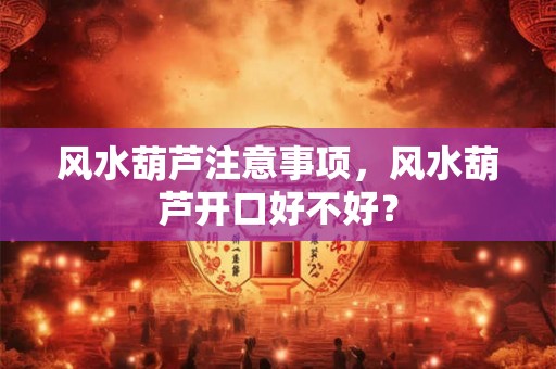 风水葫芦注意事项,风水葫芦开口好不好? 风水葫芦注意事项,风水葫芦开口好不好?
