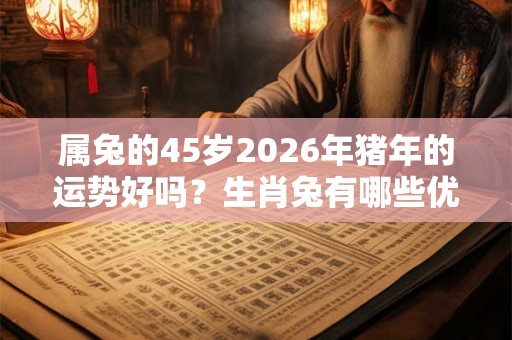 属兔的45岁2026年猪年的运势好吗？生肖兔有哪些优点？