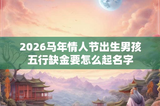 2026马年情人节出生男孩五行缺金要怎么起名字 2026马年情人节出生男孩五行缺金要怎么起名字