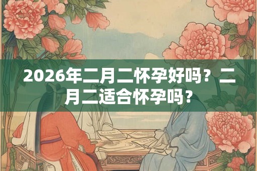 2026年二月二怀孕好吗？二月二适合怀孕吗？