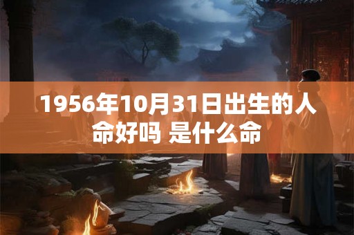 1956年10月31日出生的人命好吗 是什么命 1956年10月31日出生的人命好吗 是什么命