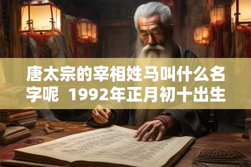 唐太宗的宰相姓马叫什么名字呢  1992年正月初十出生是什么命