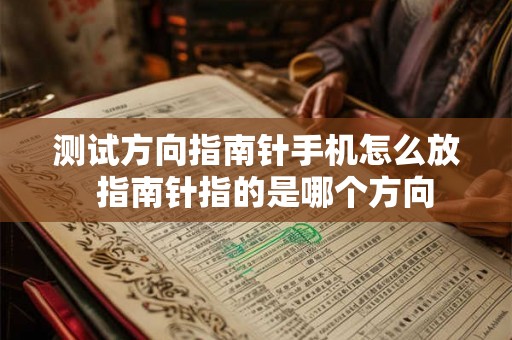 测试方向指南针手机怎么放  指南针指的是哪个方向