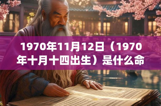 1970年11月12日（1970年十月十四出生）是什么命_命运如何