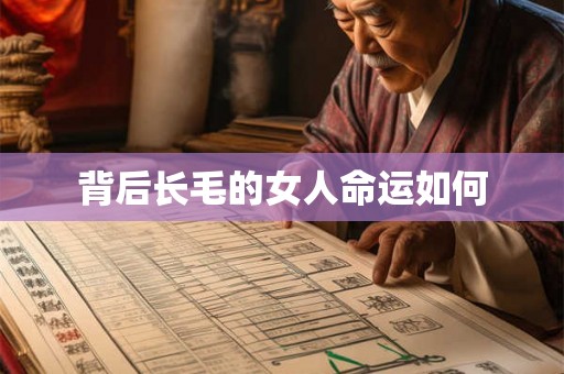 背后长毛的女人命运如何
