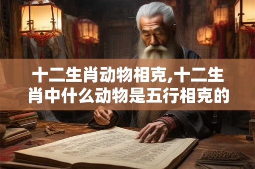 十二生肖动物相克,十二生肖中什么动物是五行相克的 十二生肖动物相克,十二生肖中什么动物是五行相克的