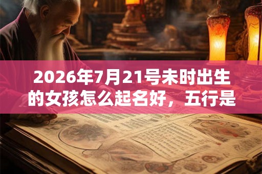 2026年7月21号未时出生的女孩怎么起名好，五行是什么？