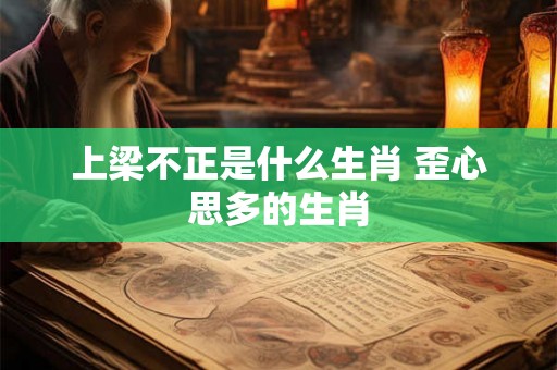 上梁不正是什么生肖 歪心思多的生肖