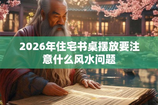2026年住宅书桌摆放要注意什么风水问题