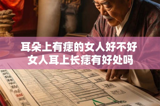 耳朵上有痣的女人好不好 女人耳上长痣有好处吗