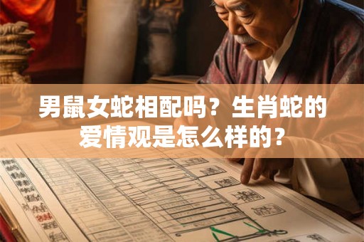 男鼠女蛇相配吗？生肖蛇的爱情观是怎么样的？