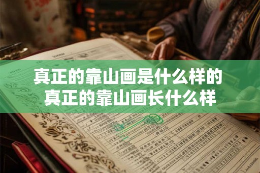 真正的靠山画是什么样的 真正的靠山画长什么样