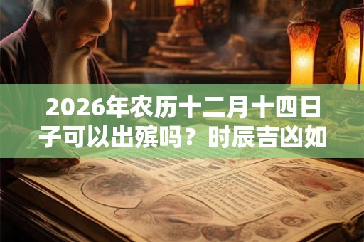 2026年农历十二月十四日子可以出殡吗？时辰吉凶如何？