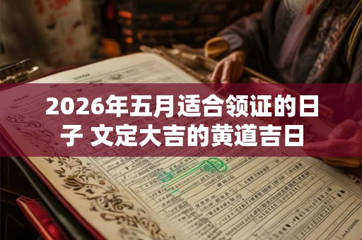 2026年五月适合领证的日子 文定大吉的黄道吉日 2026年五月适合领证的日子 文定大吉的黄道吉日