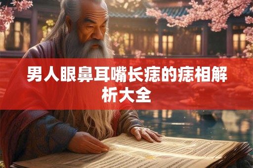 男人眼鼻耳嘴长痣的痣相解析大全