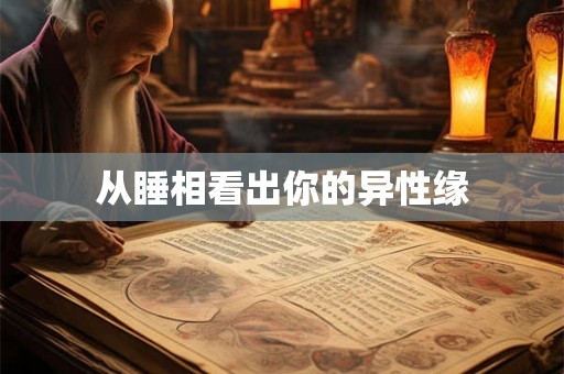 从睡相看出你的异性缘