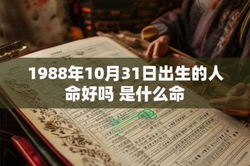 1988年10月31日出生的人命好吗 是什么命 1988年10月31日出生的人命好吗 是什么命