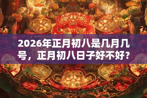 2026年正月初八是几月几号，正月初八日子好不好？