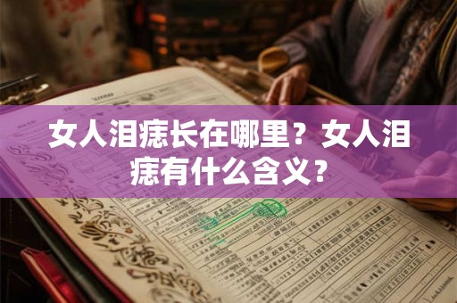 女人泪痣长在哪里?女人泪痣有什么含义? 女人泪痣长在哪里?女人泪痣有什么含义?