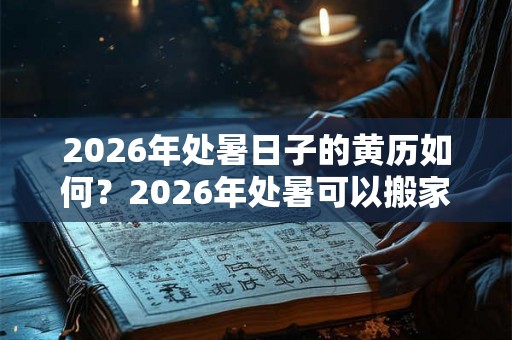 2026年处暑日子的黄历如何？2026年处暑可以搬家吗？