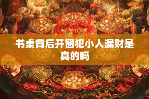 书桌背后开窗犯小人漏财是真的吗 书桌背后开窗犯小人漏财是真的吗