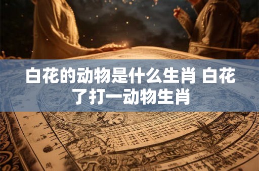 白花的动物是什么生肖 白花了打一动物生肖