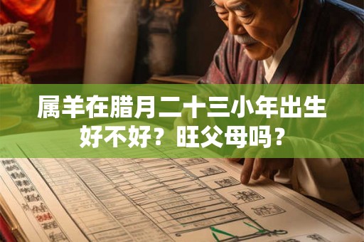 属羊在腊月二十三小年出生好不好？旺父母吗？