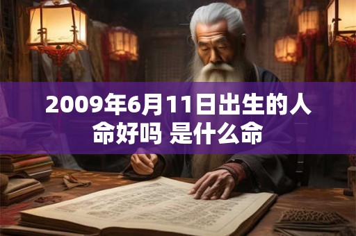 2009年6月11日出生的人命好吗 是什么命