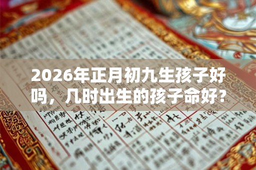 2026年正月初九生孩子好吗，几时出生的孩子命好？