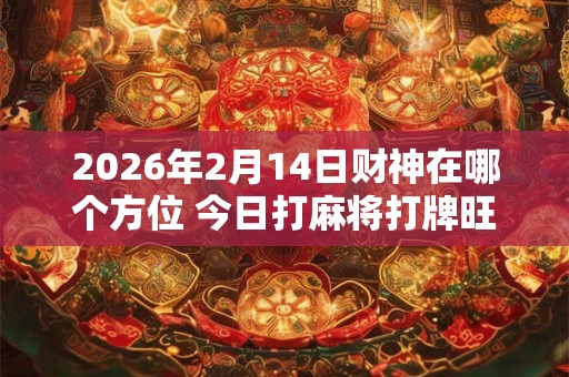 2026年2月14日财神在哪个方位 今日打麻将打牌旺运方位