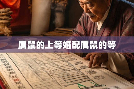 属鼠的上等婚配属鼠的等