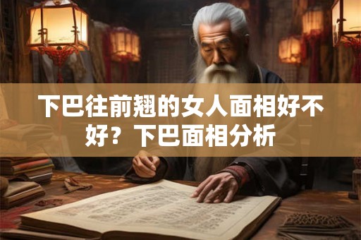 下巴往前翘的女人面相好不好？下巴面相分析