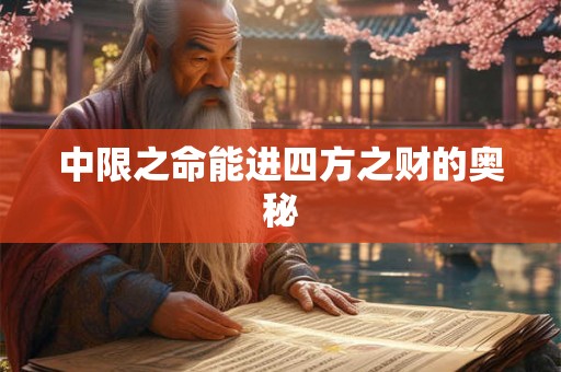 中限之命能进四方之财的奥秘