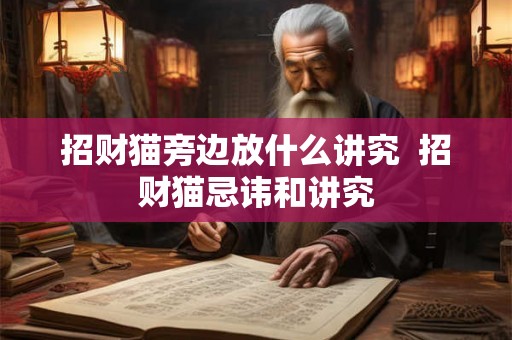招财猫旁边放什么讲究  招财猫忌讳和讲究