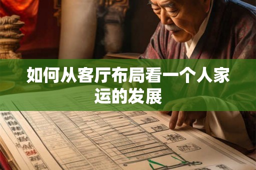 如何从客厅布局看一个人家运的发展