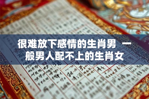 很难放下感情的生肖男 一般男人配不上的生肖女 很难放下感情的生肖男 一般男人配不上的生肖女