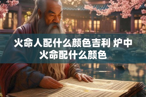 火命人配什么颜色吉利 炉中火命配什么颜色 火命人配什么颜色吉利 炉中火命配什么颜色