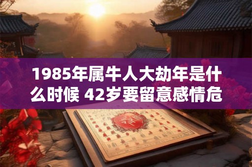 1985年属牛人大劫年是什么时候 42岁要留意感情危机