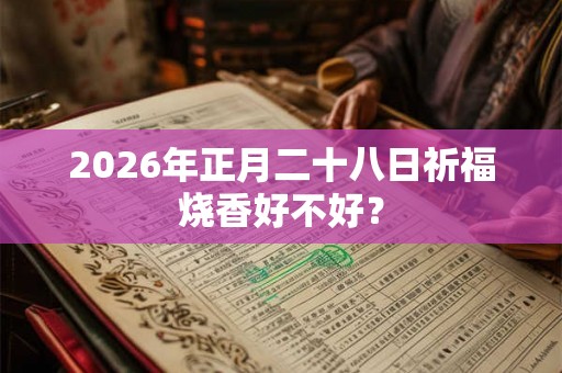 2026年正月二十八日祈福烧香好不好？
