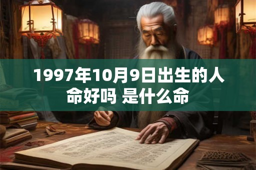 1997年10月9日出生的人命好吗 是什么命
