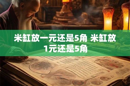 米缸放一元还是5角 米缸放1元还是5角