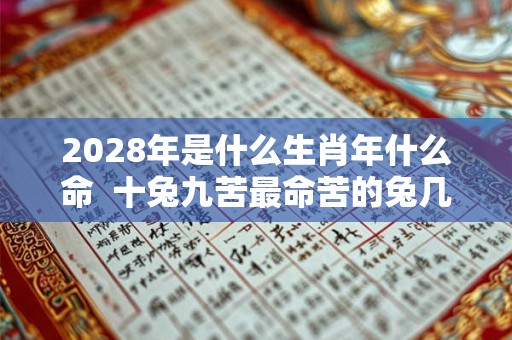 2028年是什么生肖年什么命  十兔九苦最命苦的兔几月出生