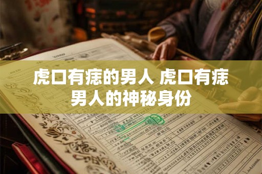 虎口有痣的男人 虎口有痣男人的神秘身份
