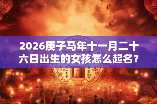 2026庚子马年十一月二十六日出生的女孩怎么起名？