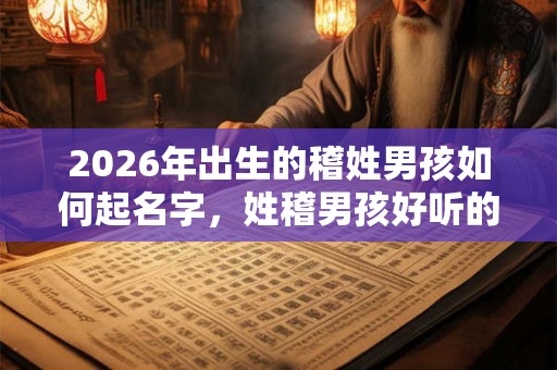 2026年出生的稽姓男孩如何起名字，姓稽男孩好听的名字