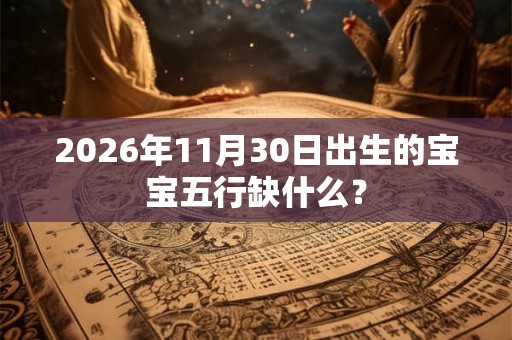 2026年11月30日出生的宝宝五行缺什么？